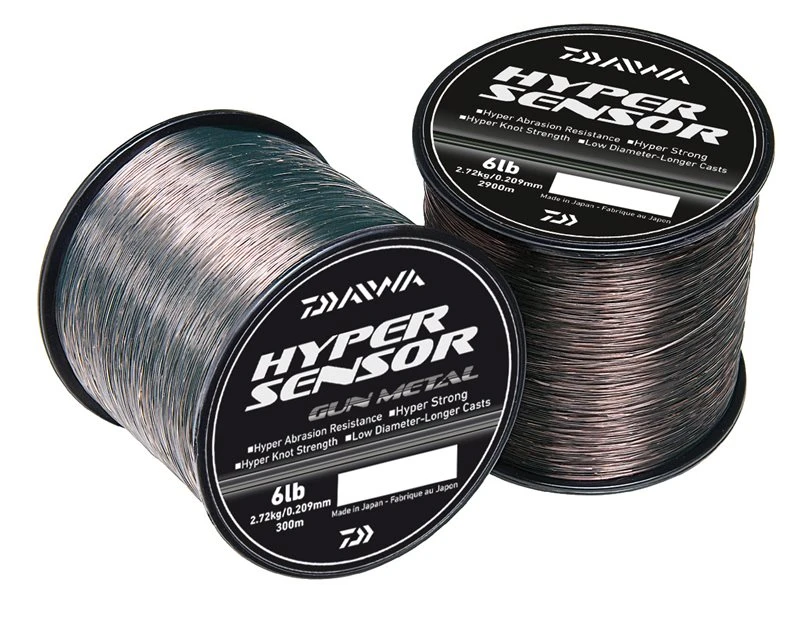 Daiwa Hyper Sensor Gun Metal Line - 5lb 300m 3 Daiwa Hyper Sensor Gun Metal Line - 5lb 300m
