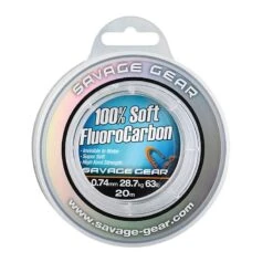 Savage Gear 100% Soft Fluorocarbon - 0.17mm 4.6lbs/2.1kg 50m