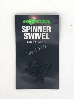 KORDA Spinner Swivel - Size 11 - 12 Per Pack