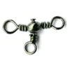 Mustad MA024-BN (77700) Three Way Cross Barrel Swivel - Size 3/0 -Fishing World Shop 47749
