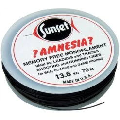 SUNSET Amnesia Black Monofilament - 6lb 100m