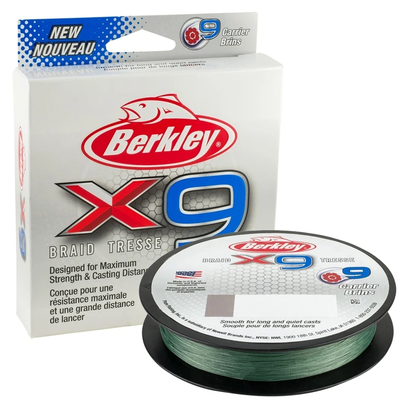 Berkley X9 Low-Vis Green Braid 150m - 14 Lb / 6.4kg 3 Berkley X9 Low-Vis Green Braid 150m - 14 Lb / 6.4kg