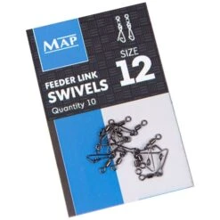 MAP Feeder Link Swivels - Size 8 -Fishing World Shop 52334 2
