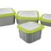Matrix Grey/Lime Bait Box - Solid Lid - 1.1pt 2 Matrix Grey/Lime Bait Box - Solid Lid - 1.1pt -Fishing World Shop 53911