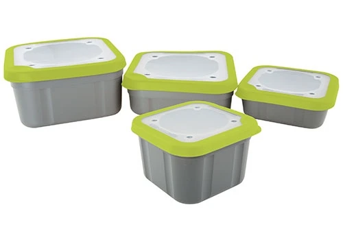 Matrix Grey/Lime Bait Box - Solid Lid - 1.1pt 3 Matrix Grey/Lime Bait Box - Solid Lid - 1.1pt