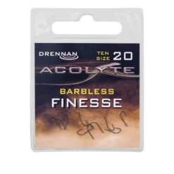 Drennan Acolyte Finesse Barbless Hooks - Size 16 -Fishing World Shop 54440 6