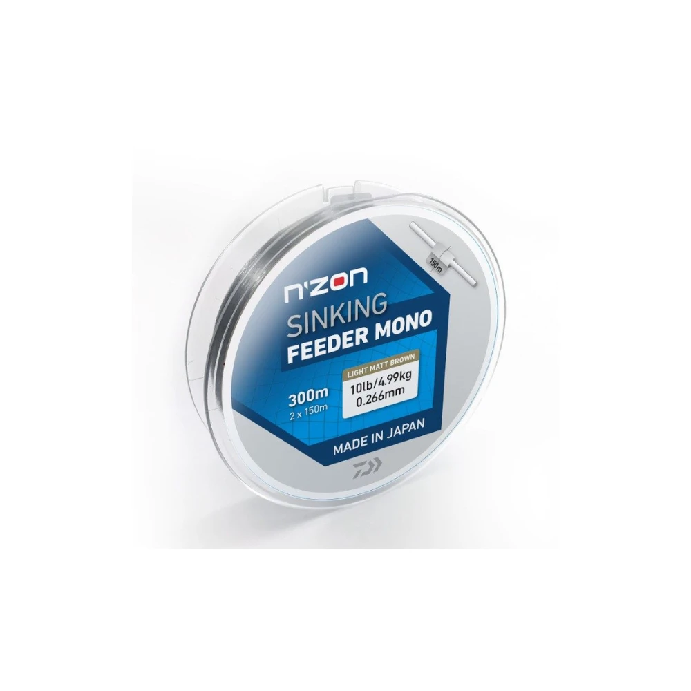 Daiwa N'Zon Sinking Feeder Mono Line 300m - 4lb 0.16mm 3 Daiwa N'Zon Sinking Feeder Mono Line 300m - 4lb 0.16mm