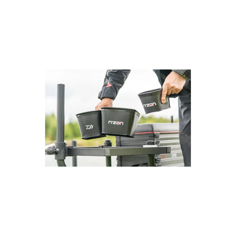 Daiwa N'ZON Stacking EVA Bait Box - 2 Pint 8 Daiwa N'ZON Stacking EVA Bait Box - 2 Pint - Image 6