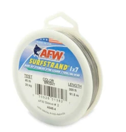 American Fishing Wire A045-4 Surfstrand Bare Leader Wire Bright 300