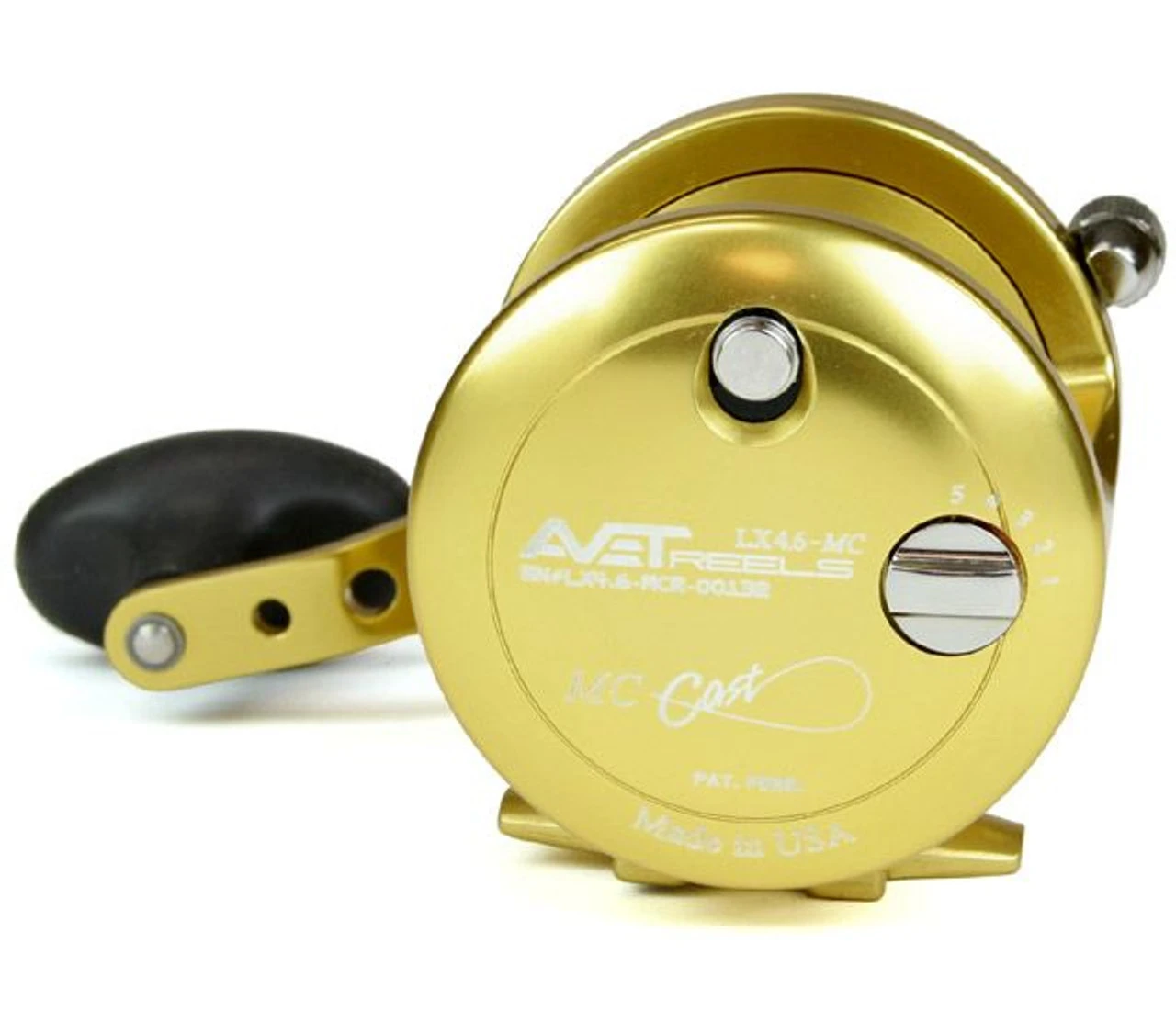 Avet LX 4.6 MC Single Speed Lever Drag Casting Reel Gold 3 Avet LX 4.6 MC Single Speed Lever Drag Casting Reel Gold - Image 2