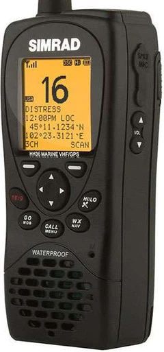 Simrad HH36 Handheld VHF Radio W/ Built-in GPS