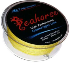 Troll-Master Seahorse Downrigger Braided Line - 300ft -Fishing World Shop troll master pr 1051 seahorse downrigger braided line 300ft 80026.1651331707